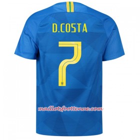 Maillot/Tenue Brésil D.Costa 7 Exterieur Coupe du monde 2018